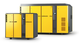 Skrūves tipa kompresori ar kompresiju bez eļļas un ar ūdens dzesēšanu.