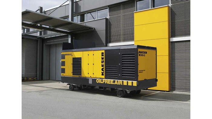 Celtniecības kompresors Mobilair 500