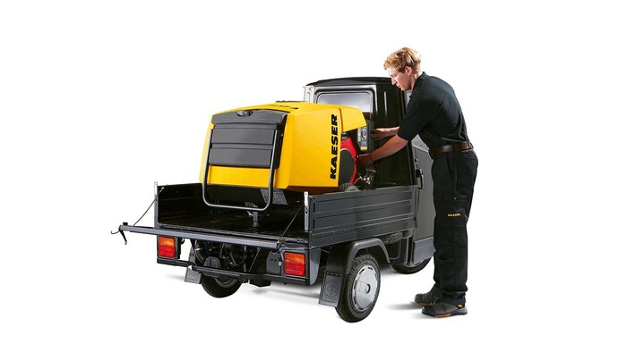 Celtniecības kompresors Mobilair 13