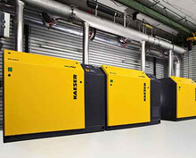 Rotācijas tipa stacija notekūdeņu sagatavošanai Manhingā.