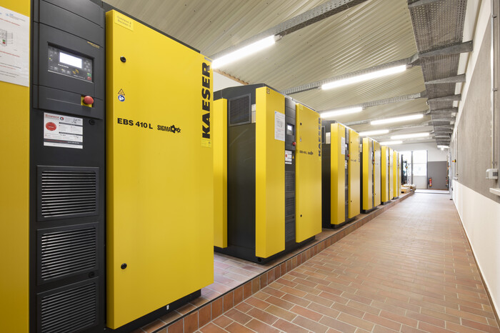 Energoefektīva lietošana ar KAESER EBS skrūves tipa gaisa pūtējiem.