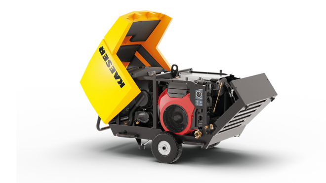 Atveramais Mobilair M17 vieglākai apkopei.