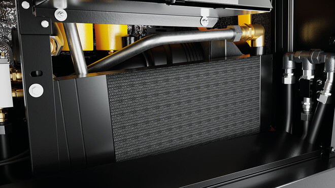 M59 iebūvētais saspiestā gaisa pēcdzesētājs.