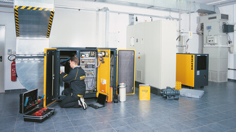 Apkope: ar KAESER — drošākajās rokās