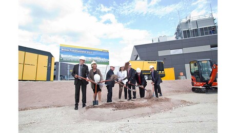 Būvdarbu uzsākšana, jaunas halles