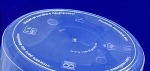 Uzņēmumā Fürst GmbH ražotas plastmasas pudeles pamatne