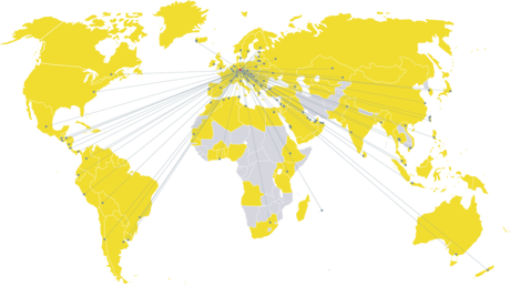 KAESER visā pasaulē — saspiests gaiss bez robežām
