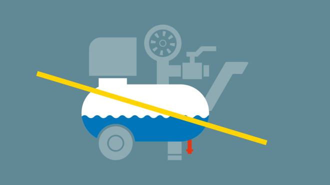 Kondensāts, kas veidojas, i.Comp 3 tiek iztvaicēts, izmantojot jaunu tehnoloģiju.